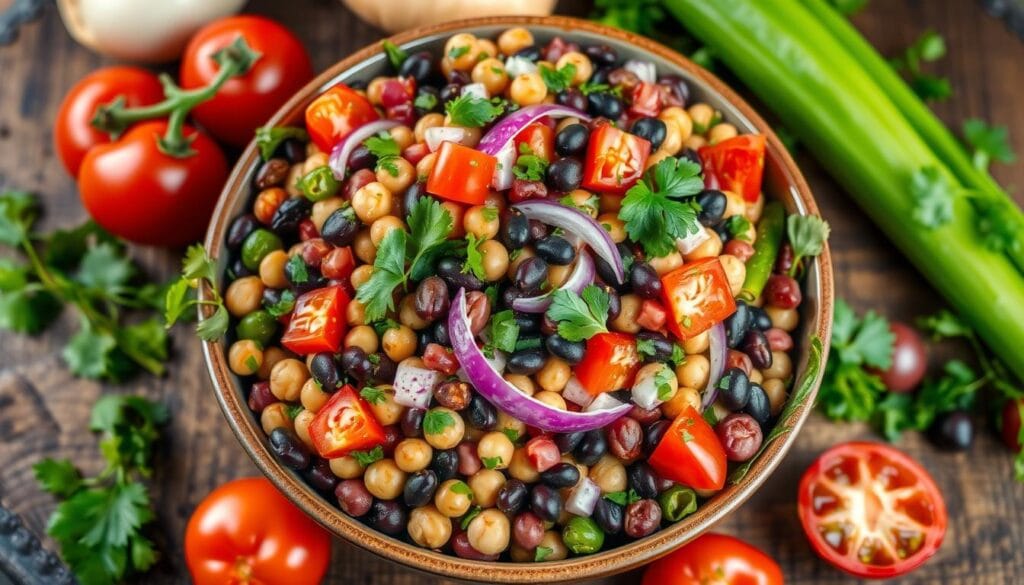 dense bean salad recipe