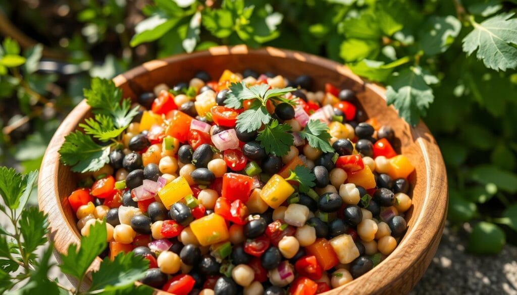 dense bean salad recipe