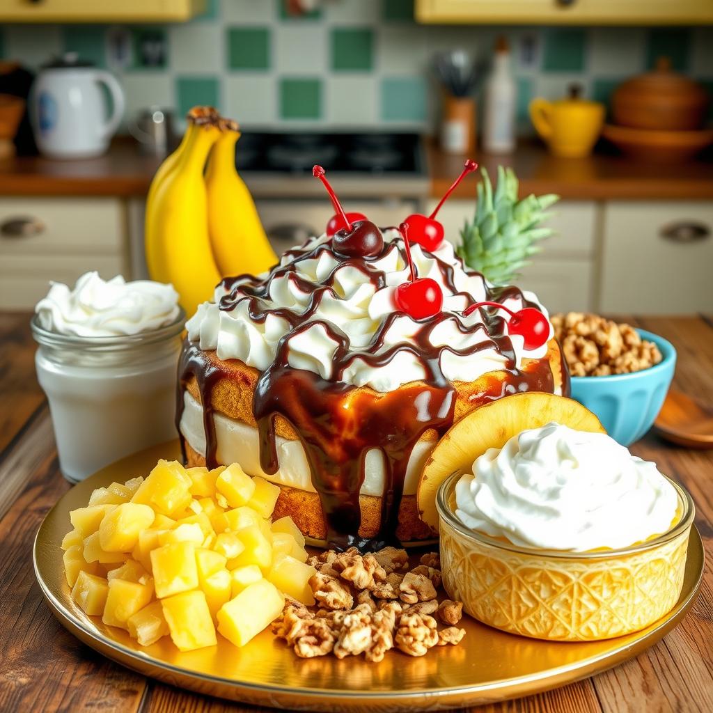 Banana Split Cake Ingredients