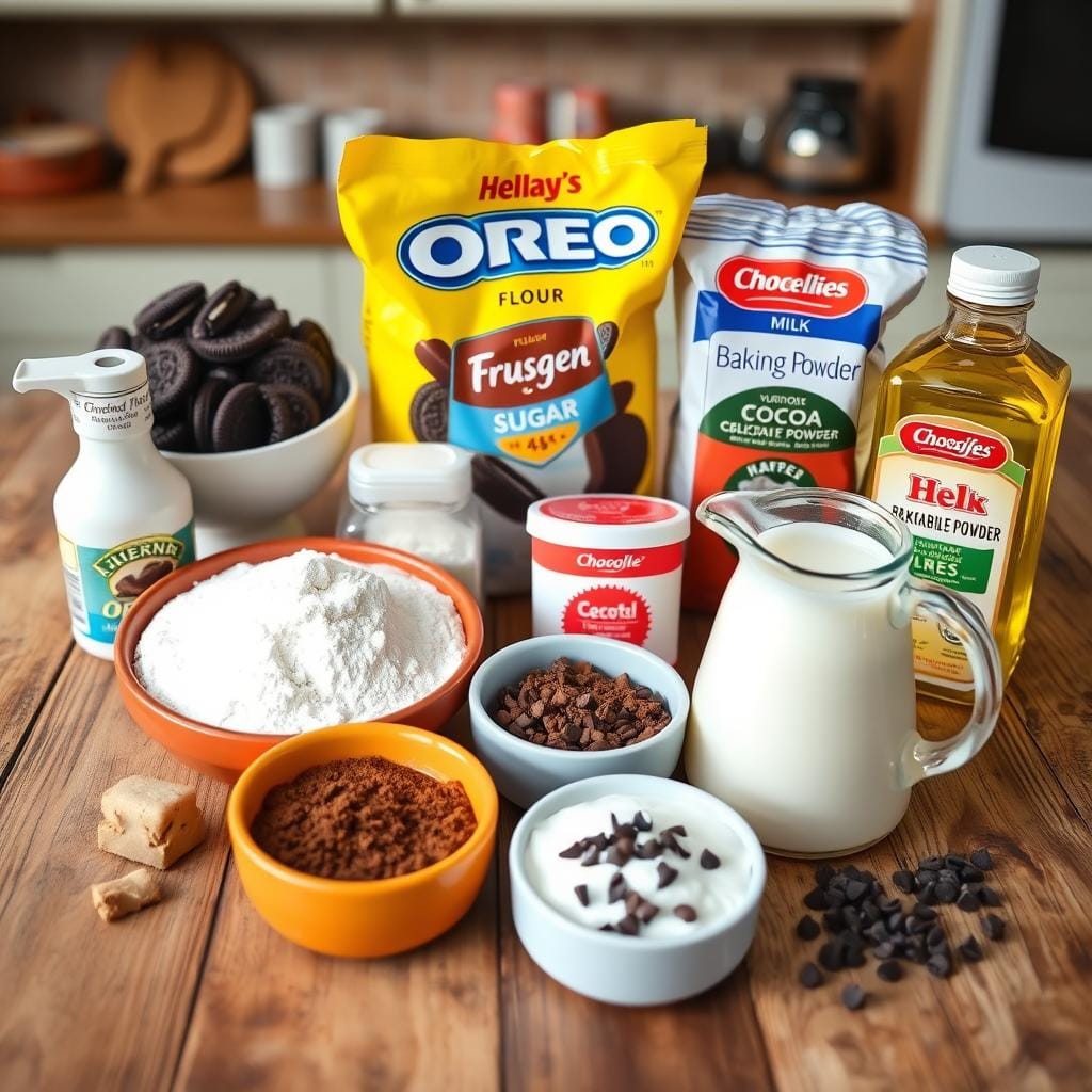 Oreo mug cake ingredients