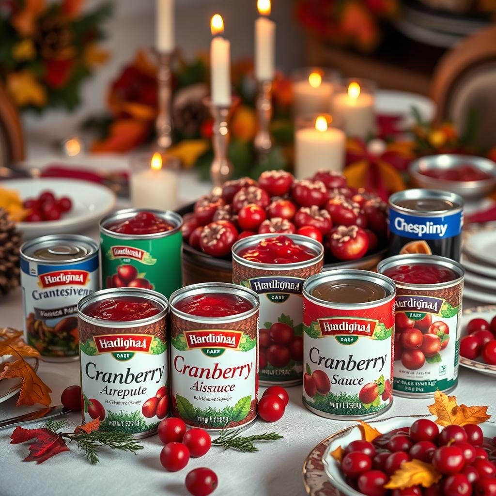 canned cranberry sauce