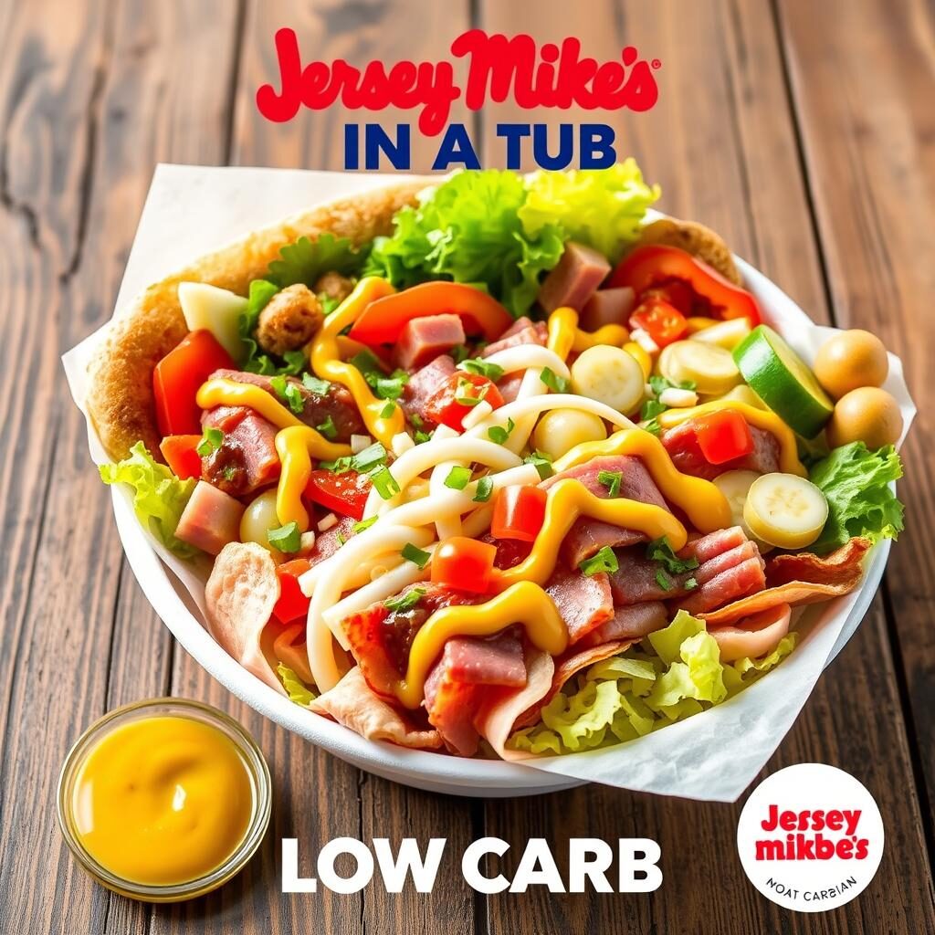 What is Sub in a Tub at Jersey Mike's? - Low Carb Option