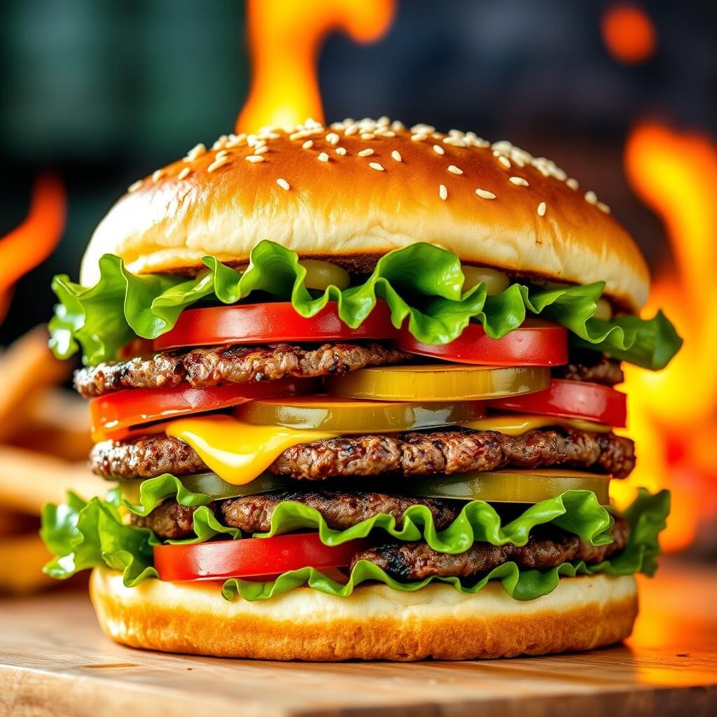 Burger King New Whopper: Fresh Flame-Grilled Taste