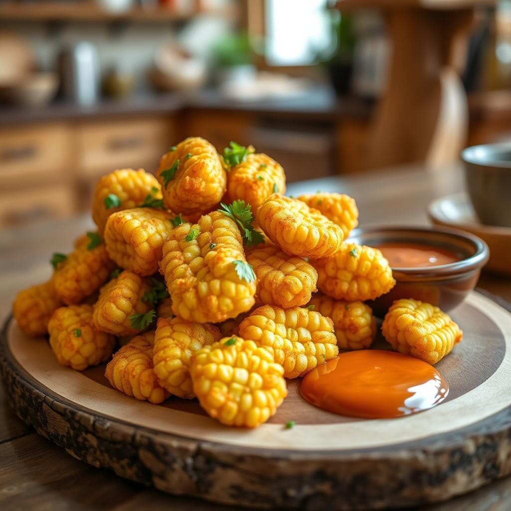 How to Make Crispy Homemade Corn Nuggets in 20 Minutes