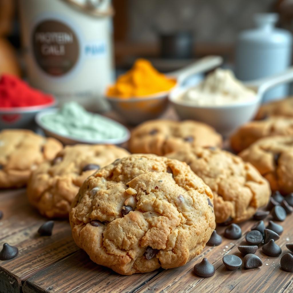 Can I use protein powder instead of flour for cookies?