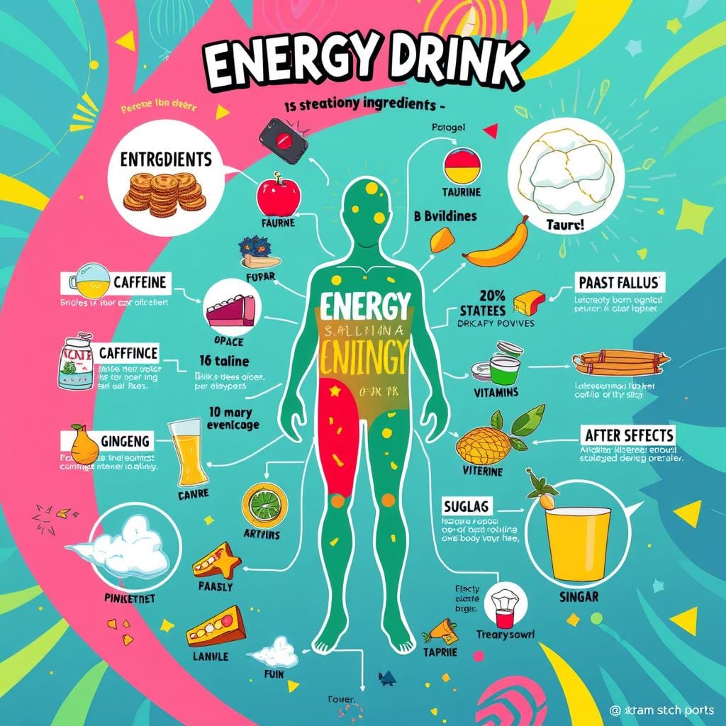 Energy Drink Ingredients Breakdown