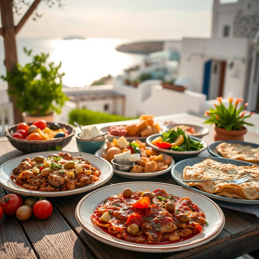 Greek food culture