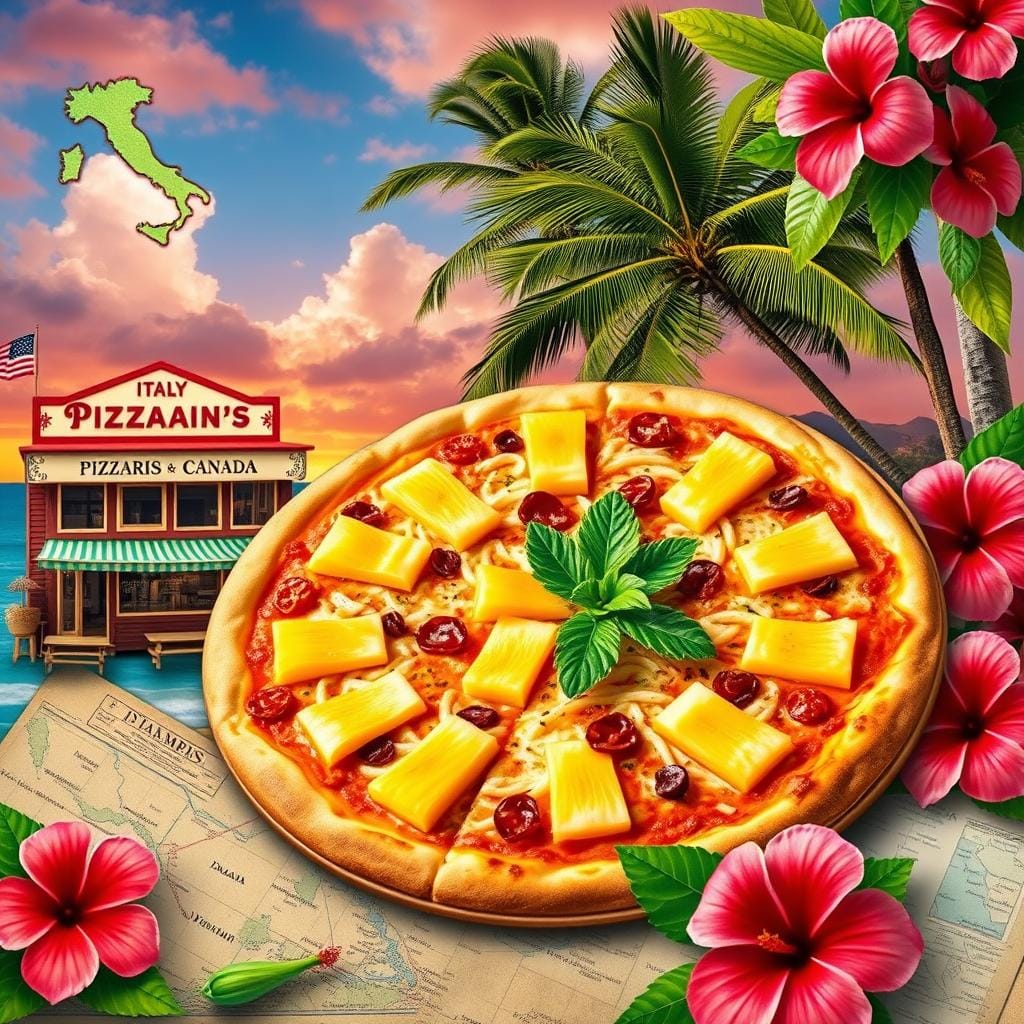 Hawaiian pizza origin