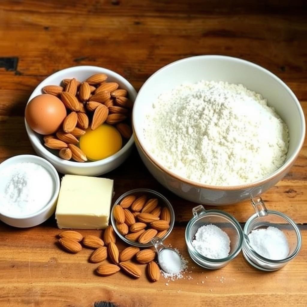 Ingredients for Almond Flour Cake