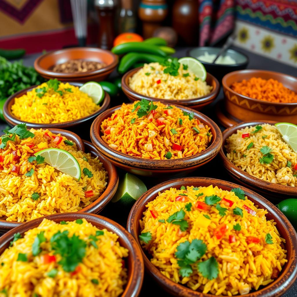 Mexican rice dishes