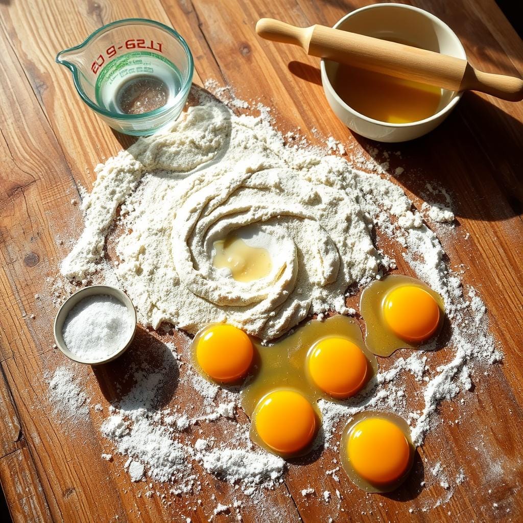 Strudel dough ingredients