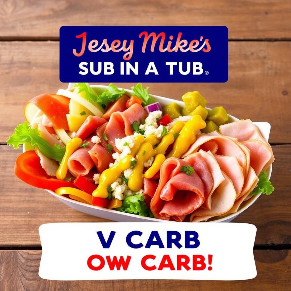 What is sub in a tub at Jersey Mike's?