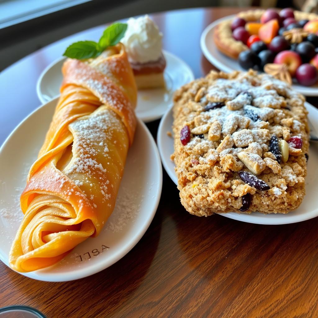 What's the difference between a strudel and a streusel?