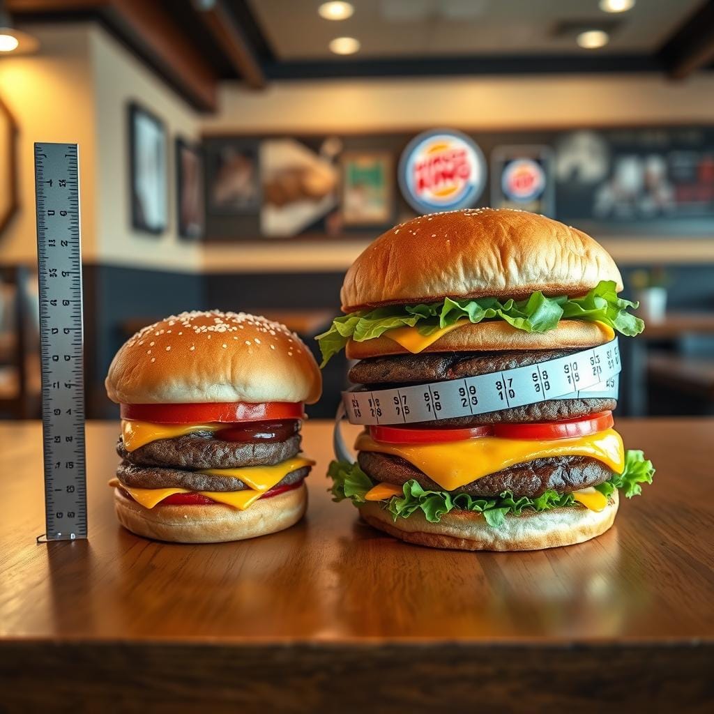 Whopper size comparison