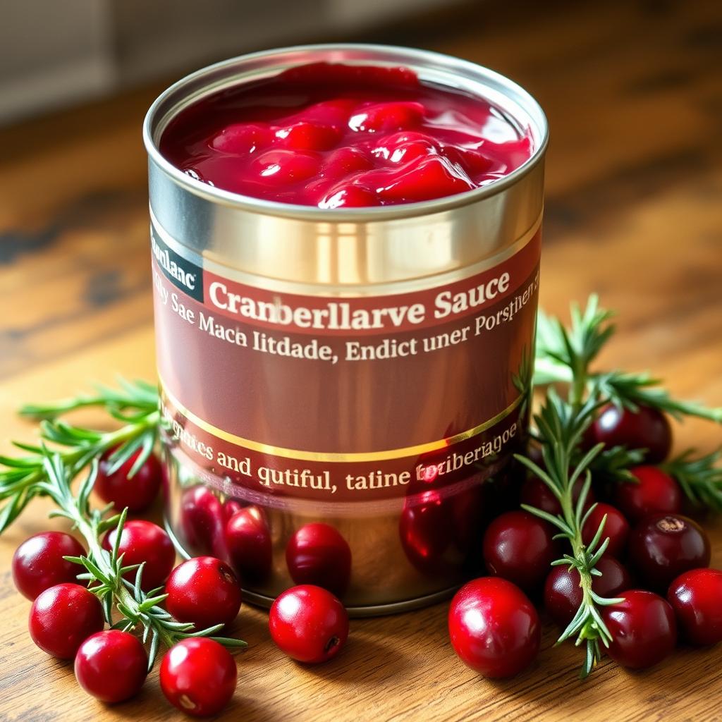 canned cranberry sauce