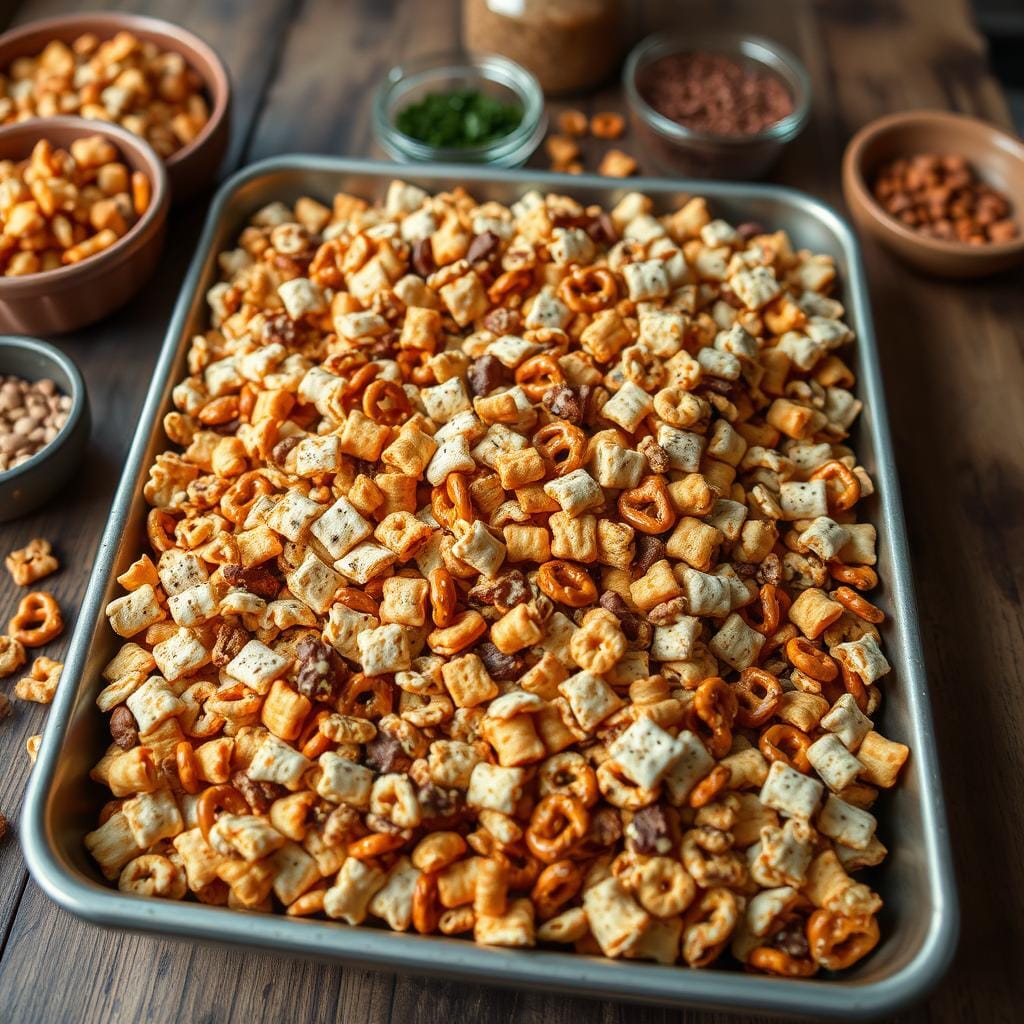 chex mix recipe oven​