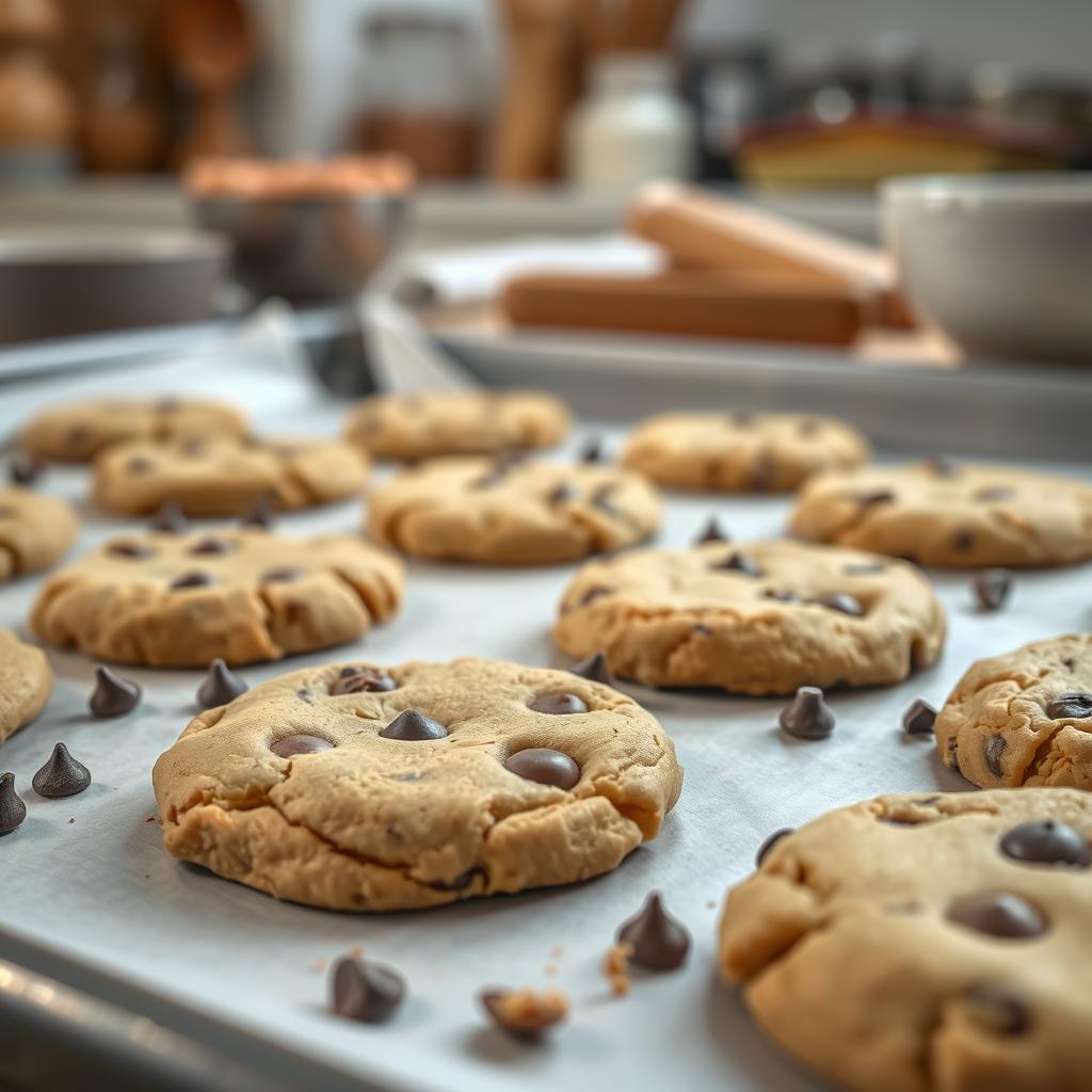 flat cookies