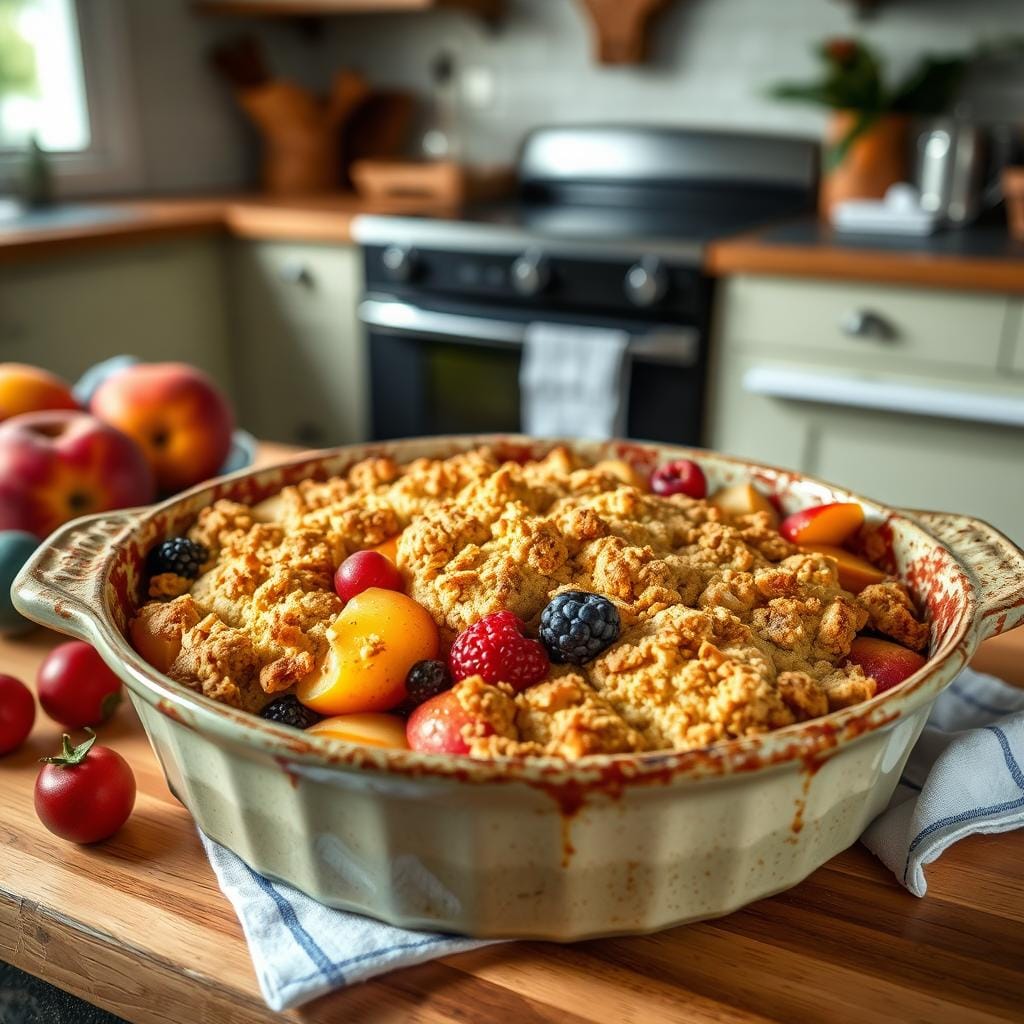 fruit crumble