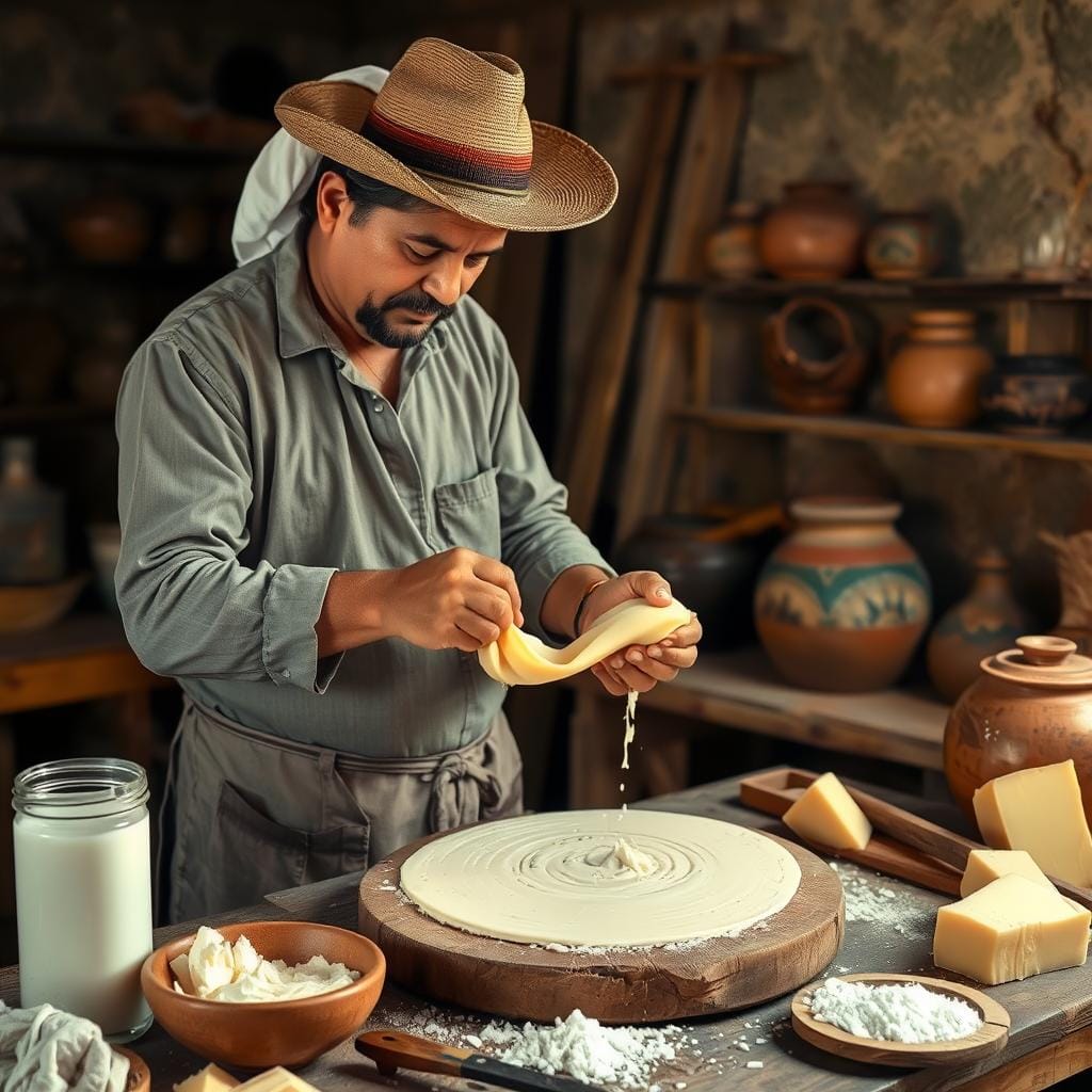 quesillo cheese production