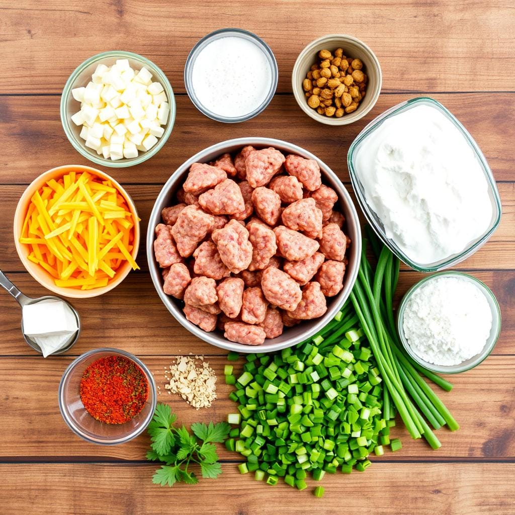 sausage ball ingredients