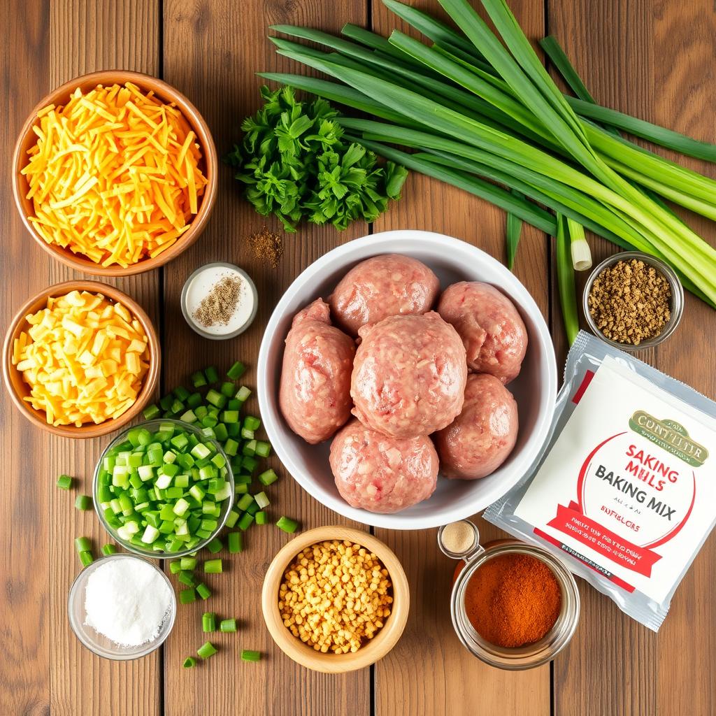 sausage ball ingredients