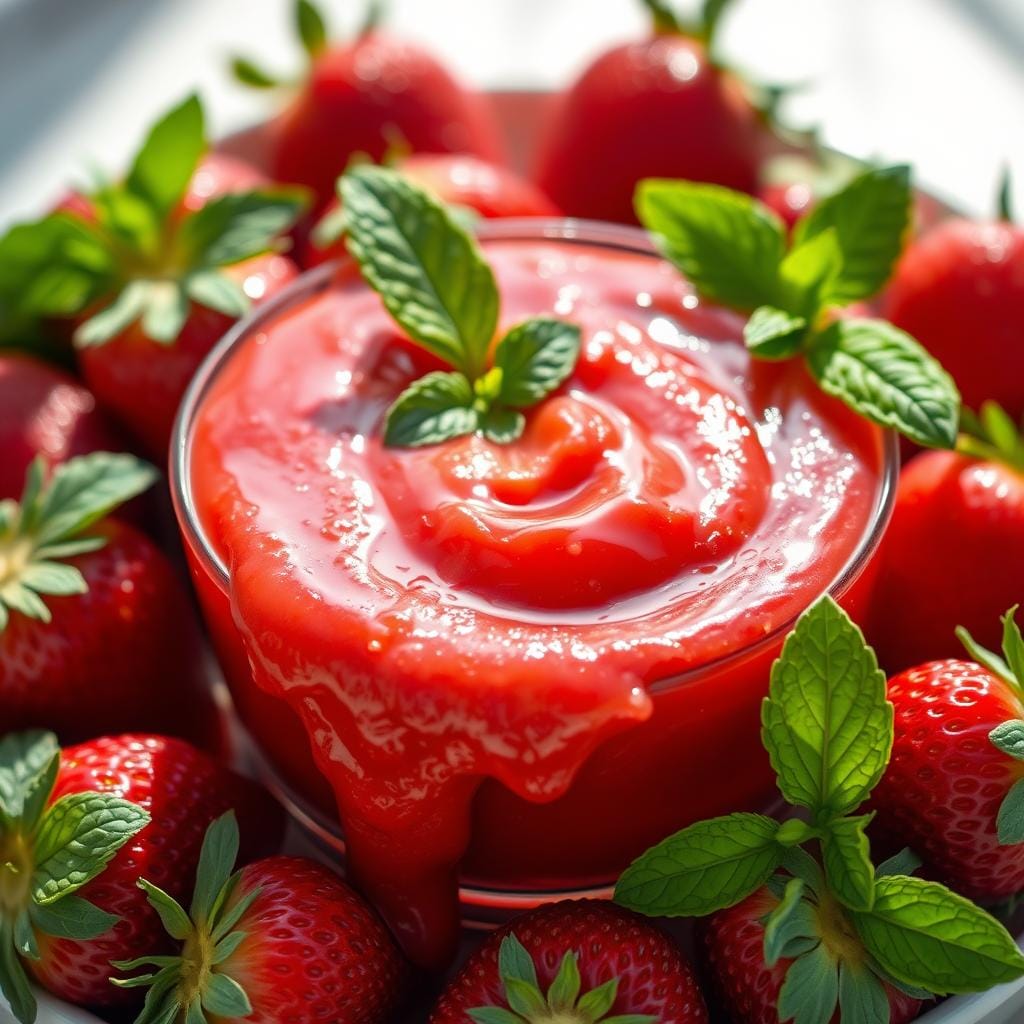 strawberry puree