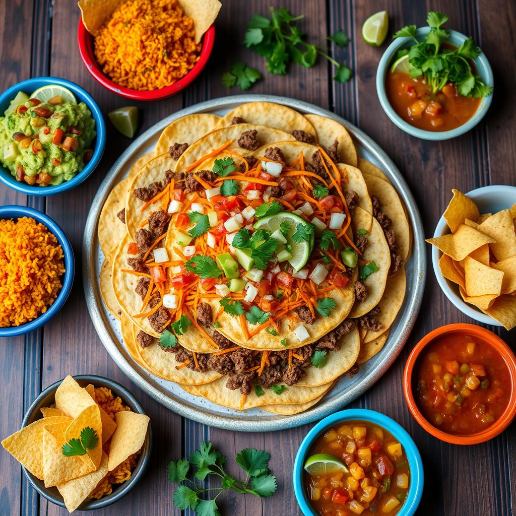 taco pie and side dishes