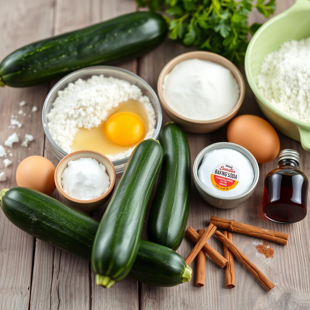 zucchini bread ingredients