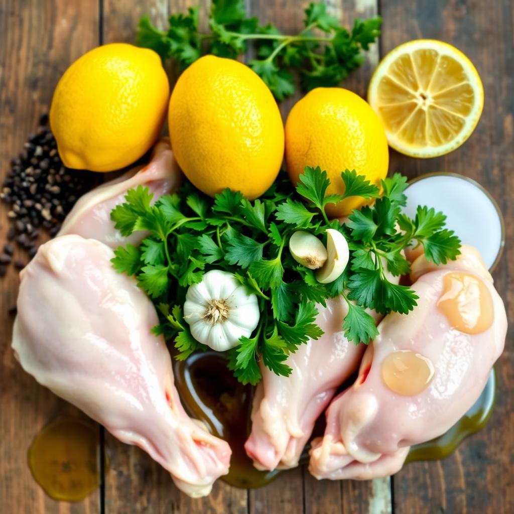 Lemon Pepper Wing Ingredients